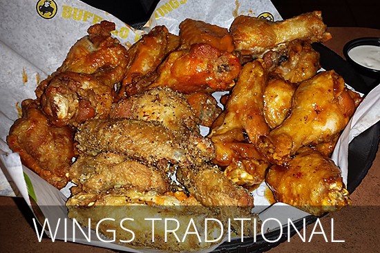 Buffalo Wild Wings Menu - Wings Traditional