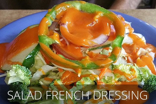 Golden Corral Menu - Salad French Dressing