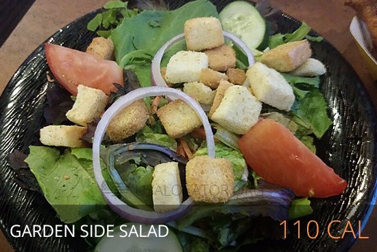Buffalo Wild Wings Nutrition - Garden Side Salad 110 cal