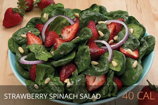 Golden Corral Nutrition - Strawberry Spinach Salad 40 cal