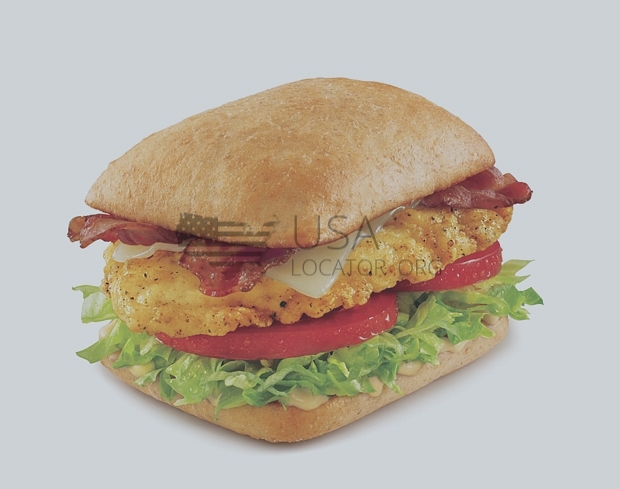 Asiago Caesar Chicken Club Sandwich-grilled photo