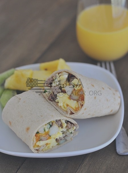 Burrito, Breakfast Sausage and Egg photo