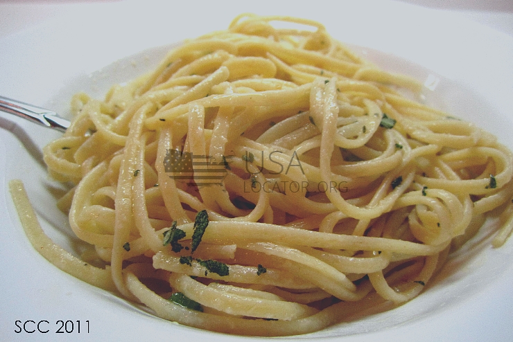 Pasta, Linguini with Butter Sauce photo