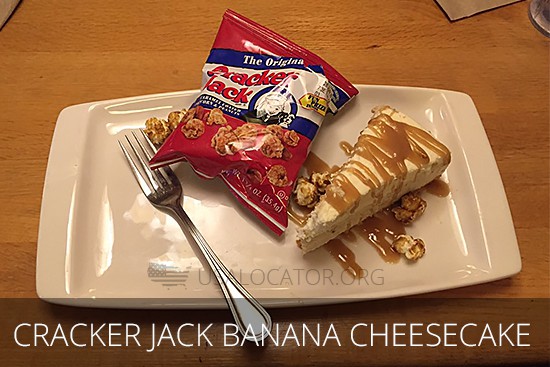 Applebees Menu - Cracker Jack Banana Cheesecake