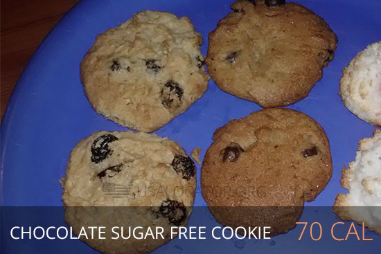 Golden Corral Nutrition -  Chocolate Sugar Free Cookie 70 cal
